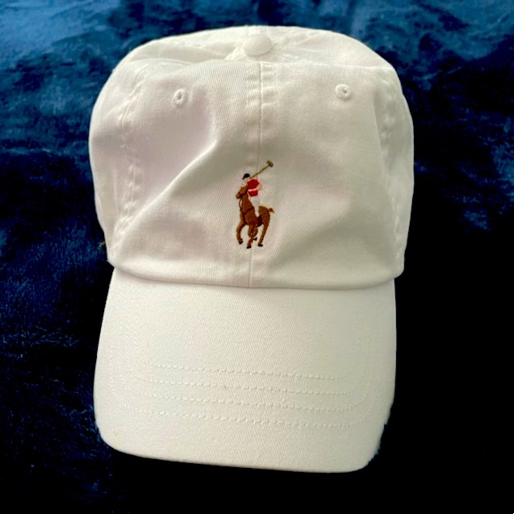 RALPH LAUREN leather strap baseball cap